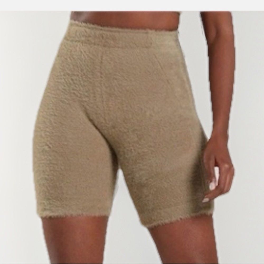 GymShark Whitney Simmons Faux Fur Shorts